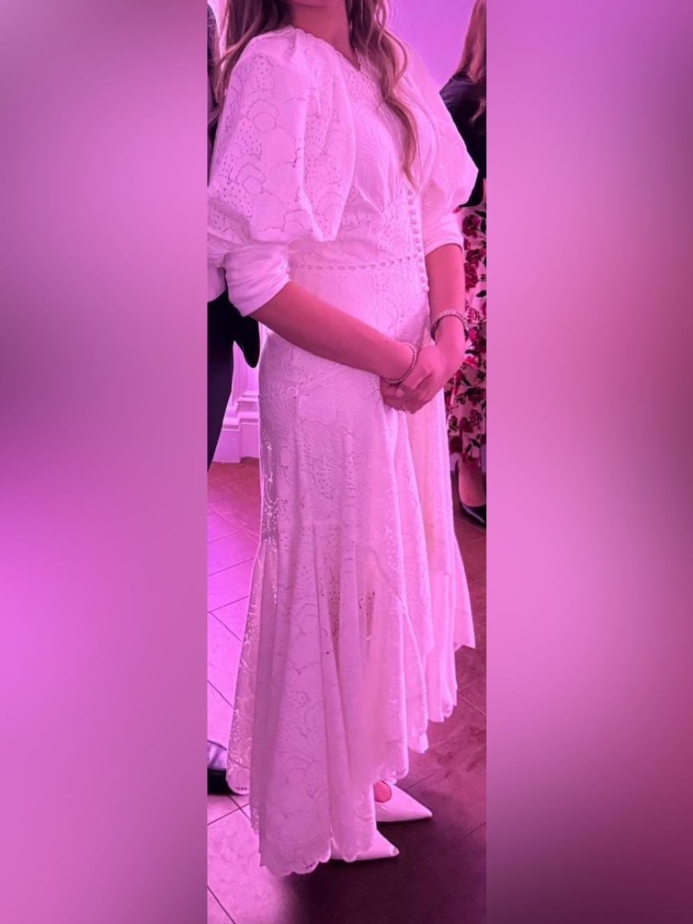 ACLER off white dress- was taken in see measurements more a 6 than 8